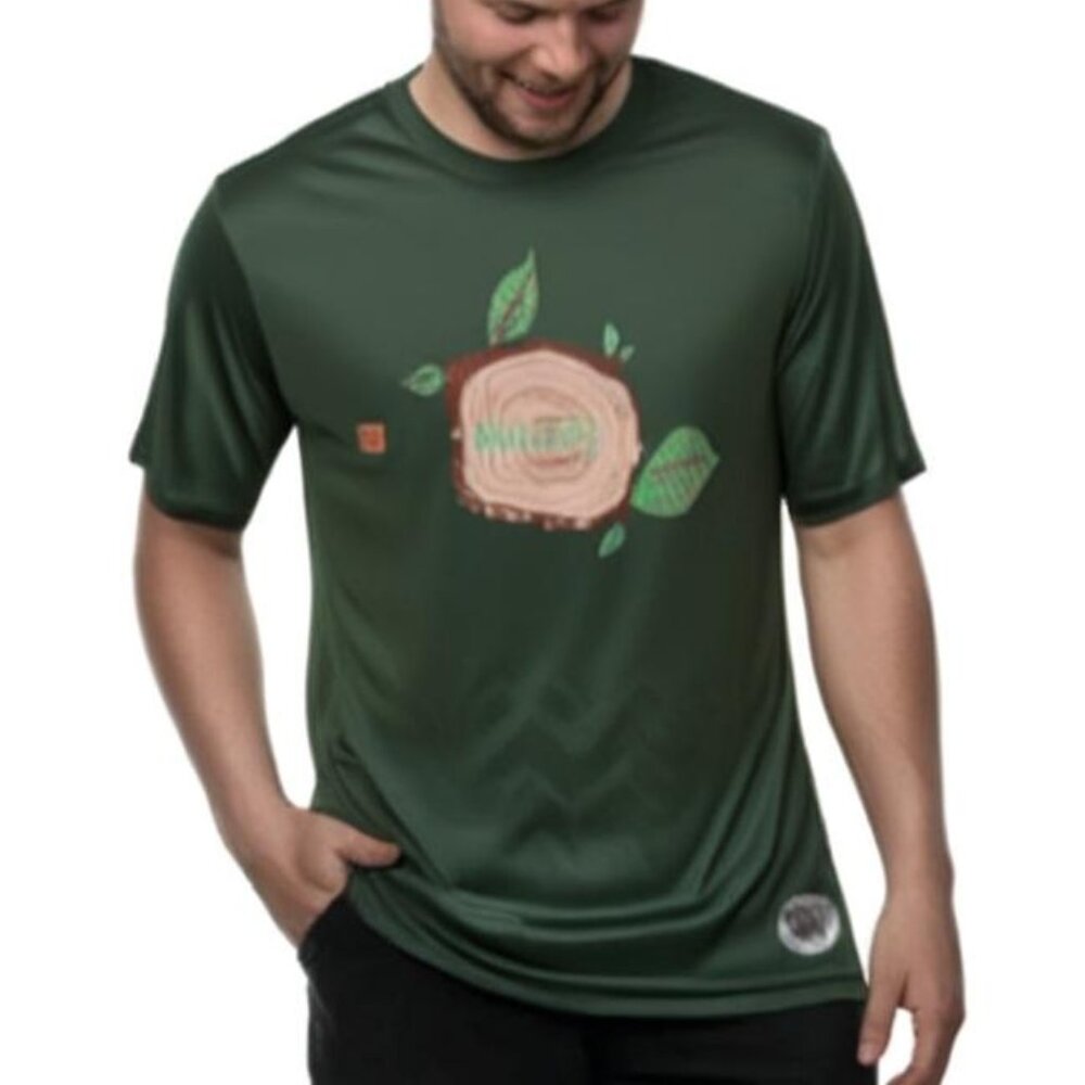 Savage Men's Made For Adventure 69 No Balls Dark Green Jersey SS Shirt Small